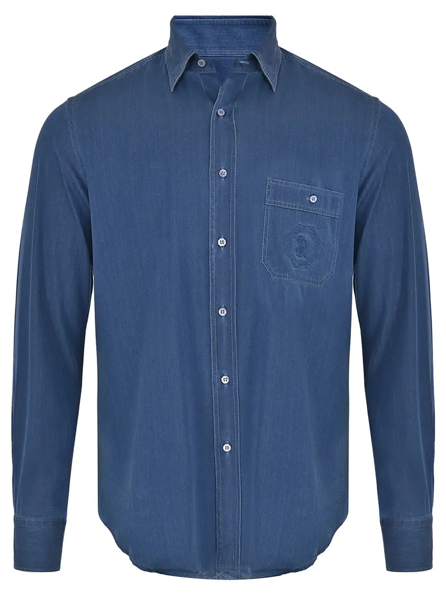 Рубашка джинсовая