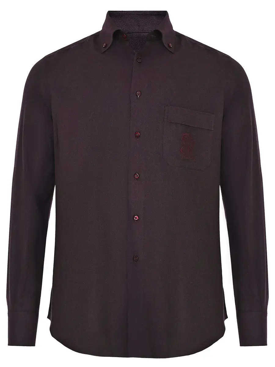 Рубашка однотонная