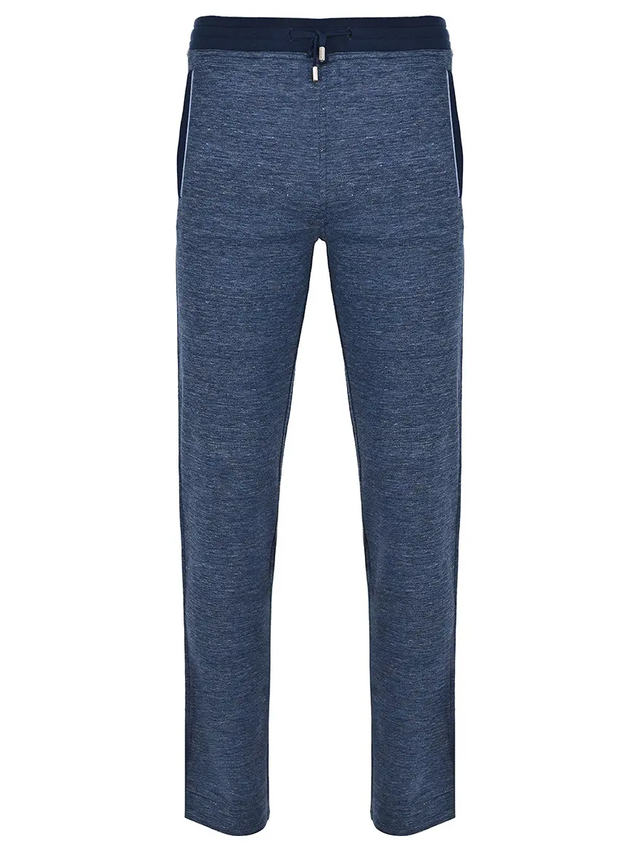 Брюки спортивные из шелка и льна