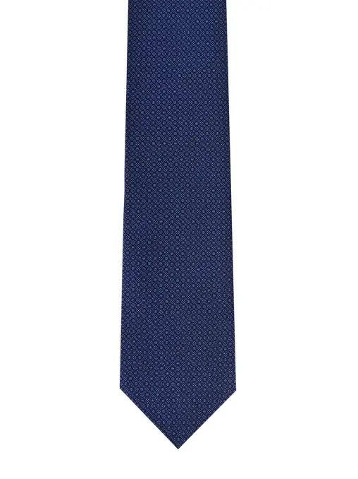 Галстук шелковый с принтом STEFANO RICCI