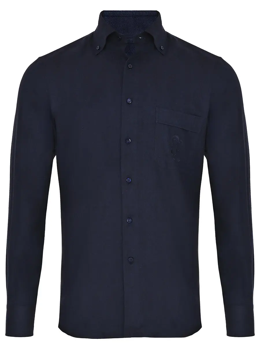 Рубашка однотонная