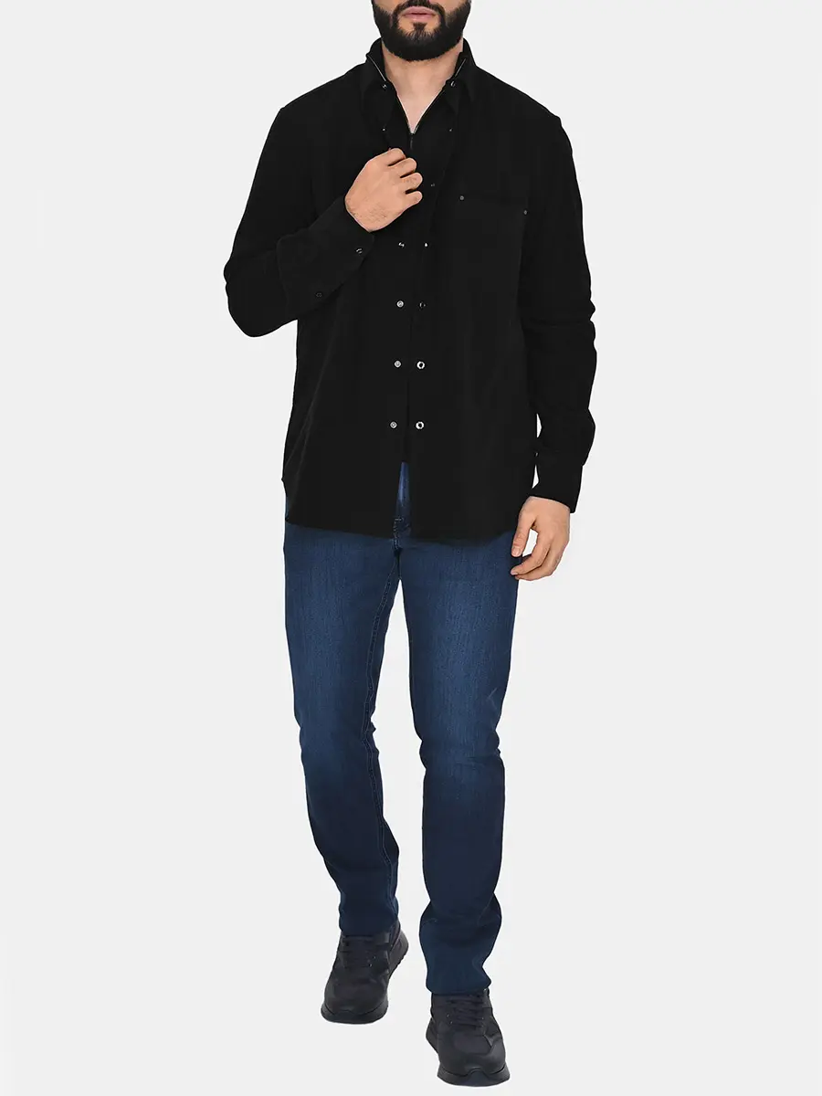 Рубашка вельветовая