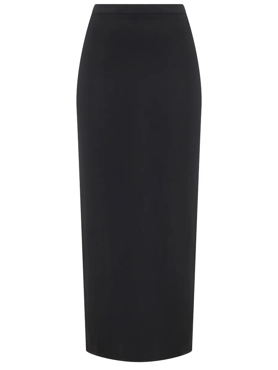 Юбка однотонная