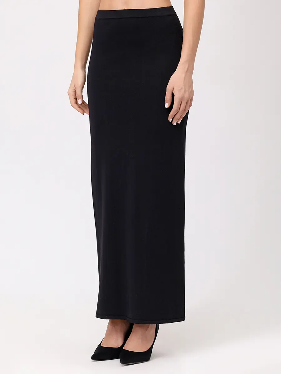 Юбка однотонная