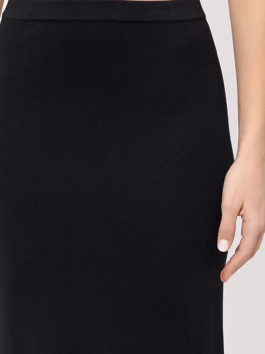 Юбка однотонная