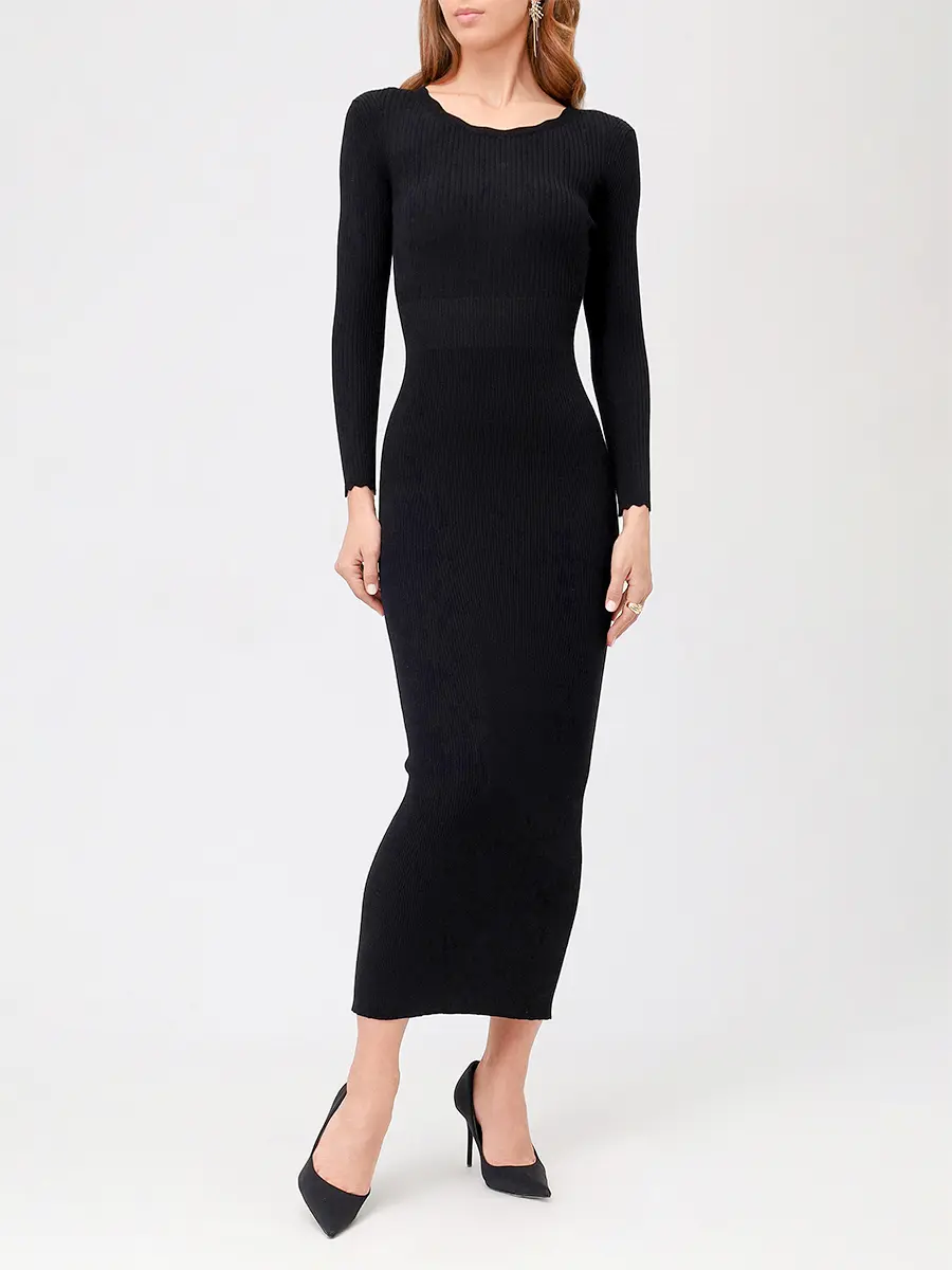 Платье трикотажное