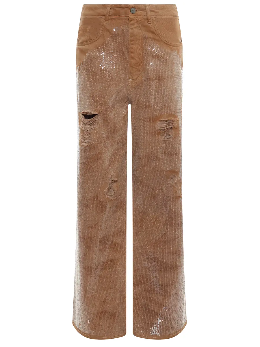 Джинсы хлопковые