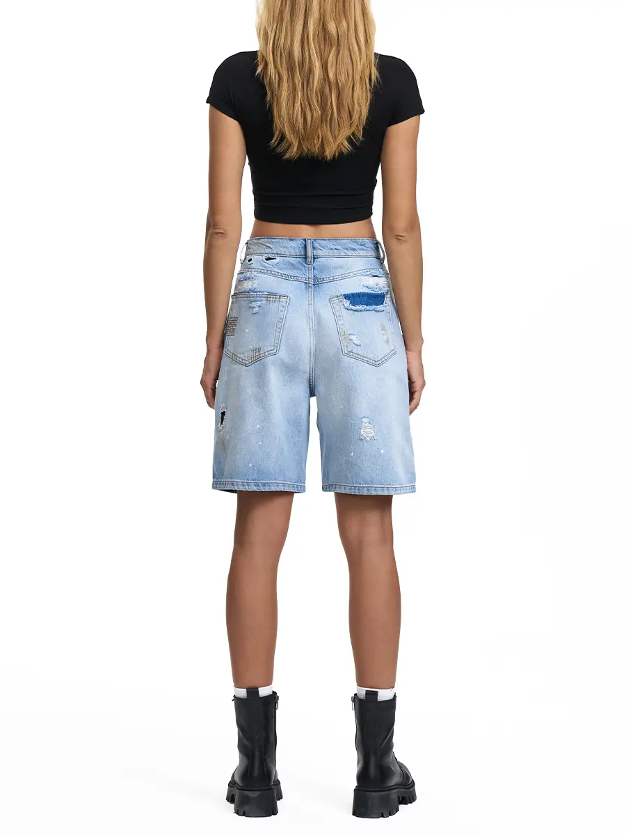 Шорты джинсовые