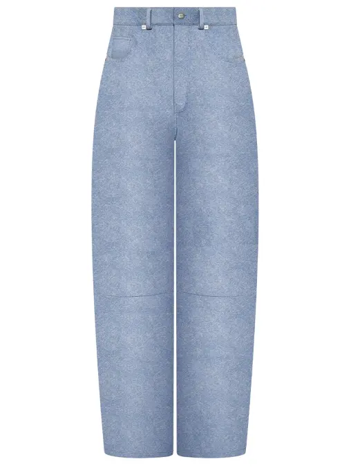 Джинсы Denim Leather Pants 495