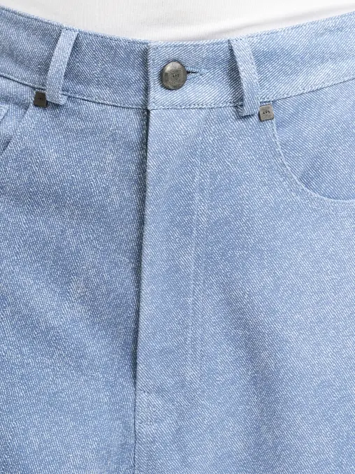 Джинсы Denim Leather Pants 495