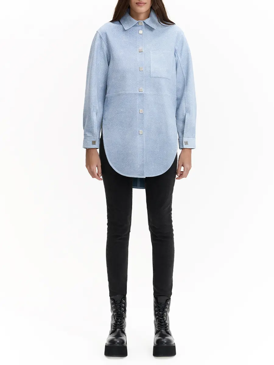 Рубашка кожаная