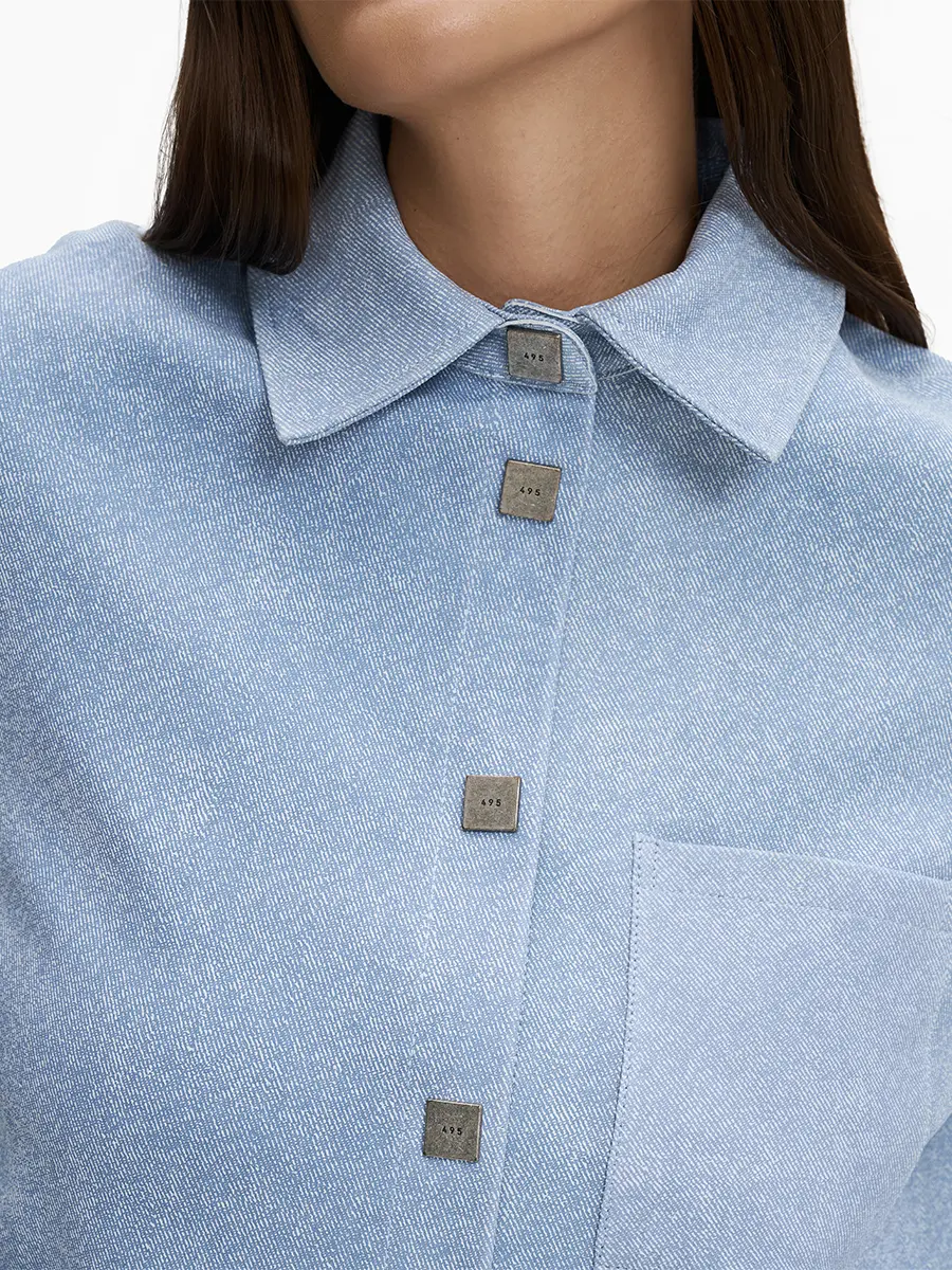 Рубашка кожаная