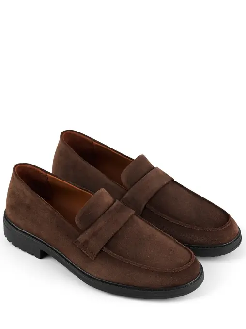 Лоферы замшевые PONZA