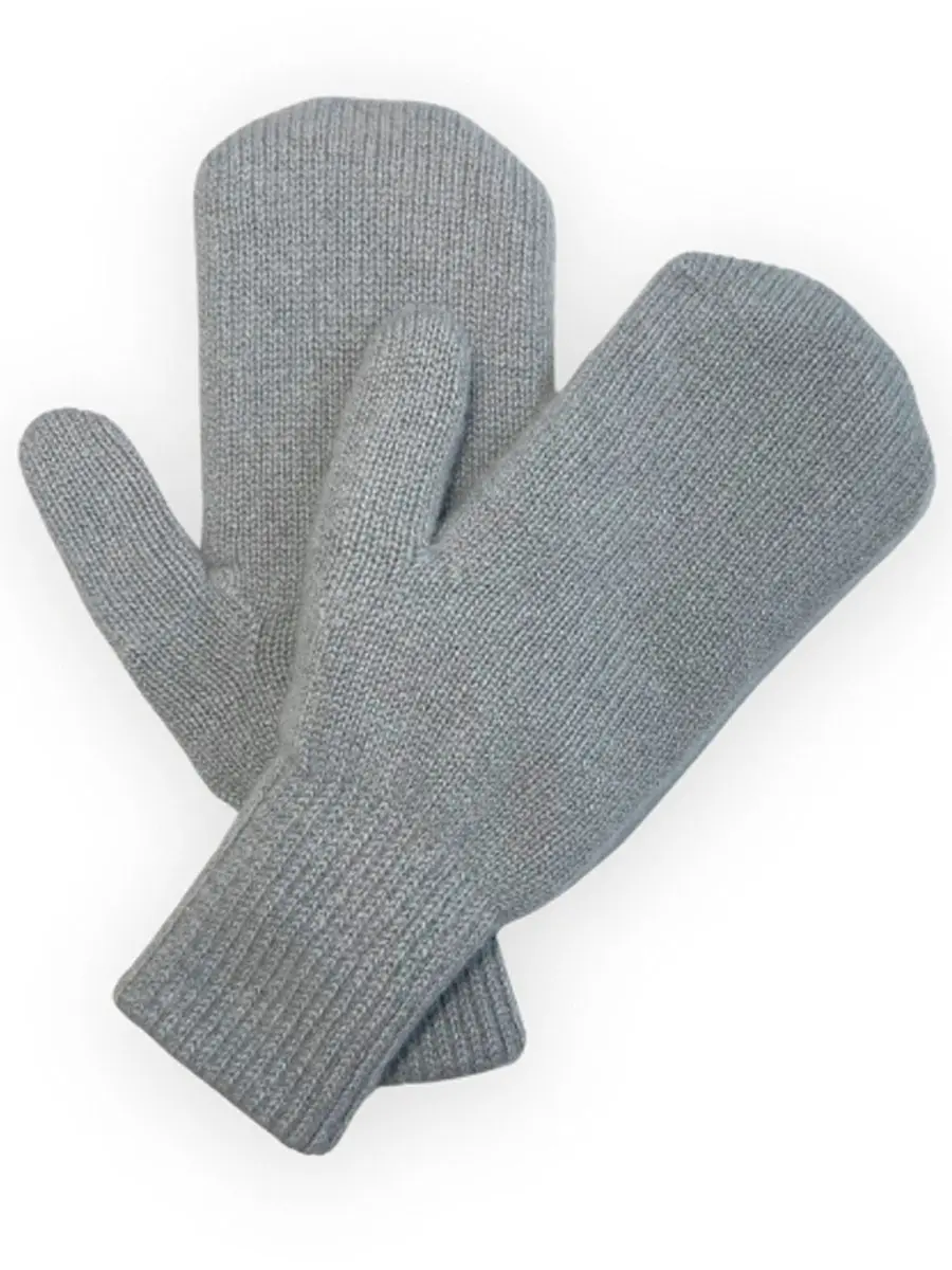 Варежки кашемировые Темный Жемчуг