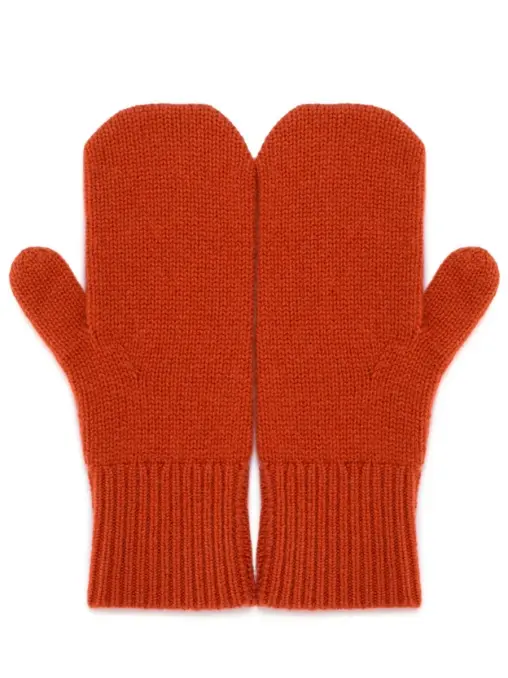 Варежки кашемировые Терракотовый Закат AMUR BY MARUSHIK