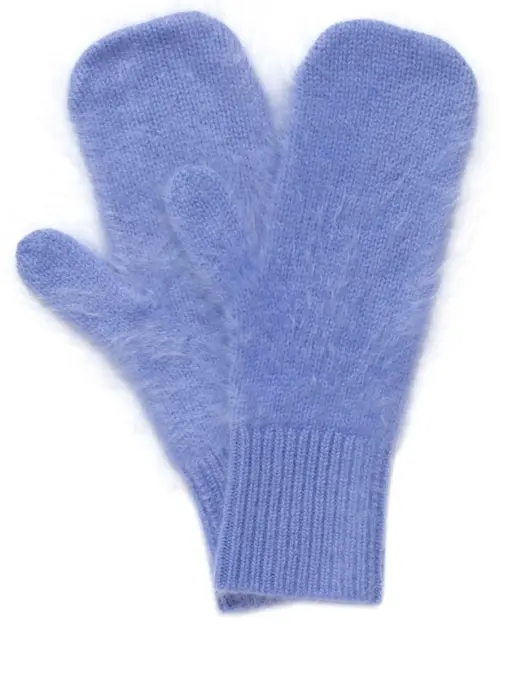 Варежки кашемировые Васильковый Иней AMUR BY MARUSHIK