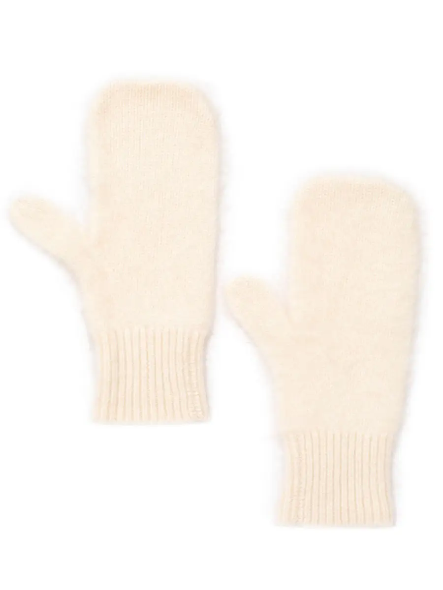 Варежки кашемировые Сливочный Пломбир