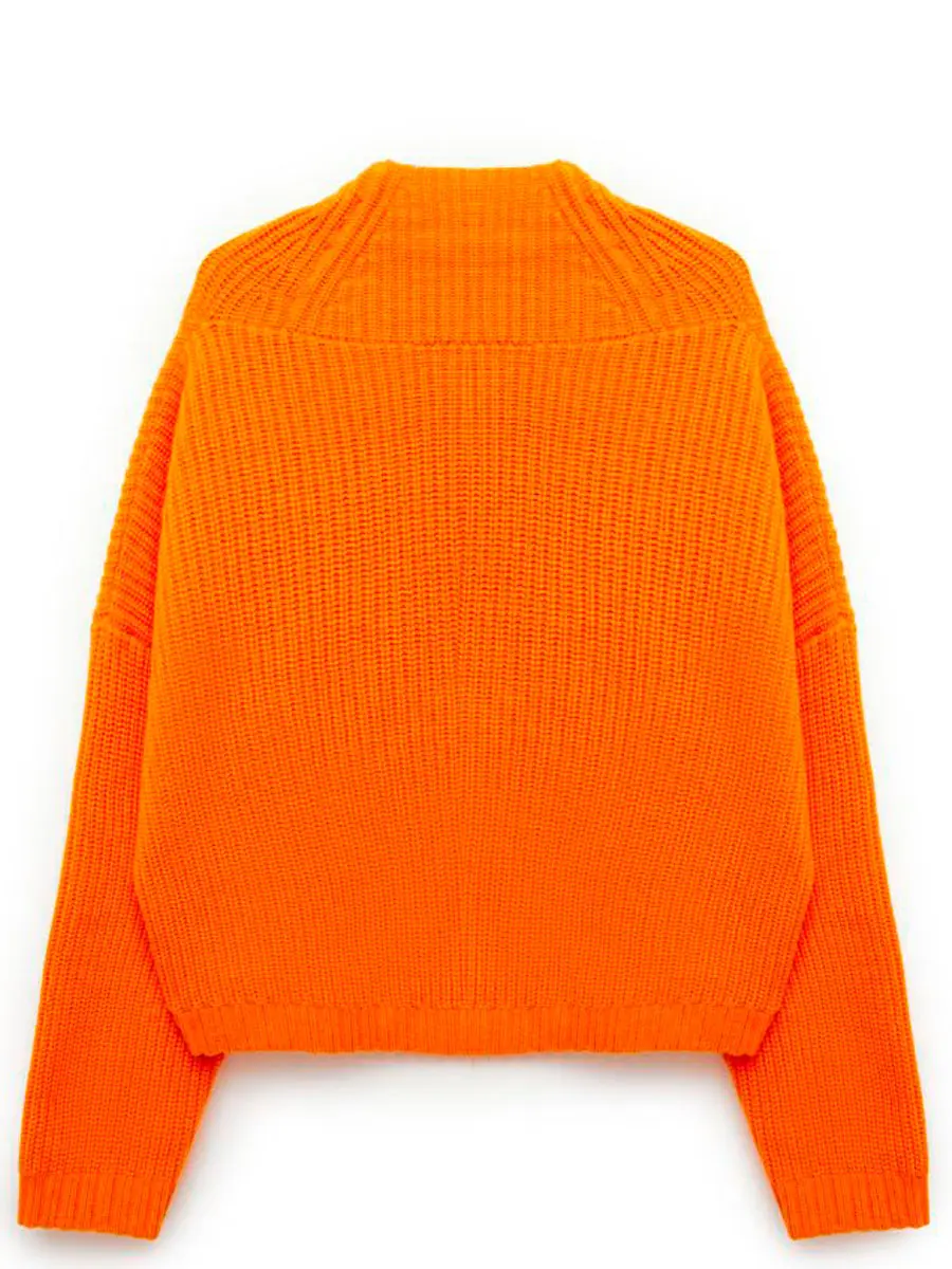 Свитер кашемировый Сочный Абрикос