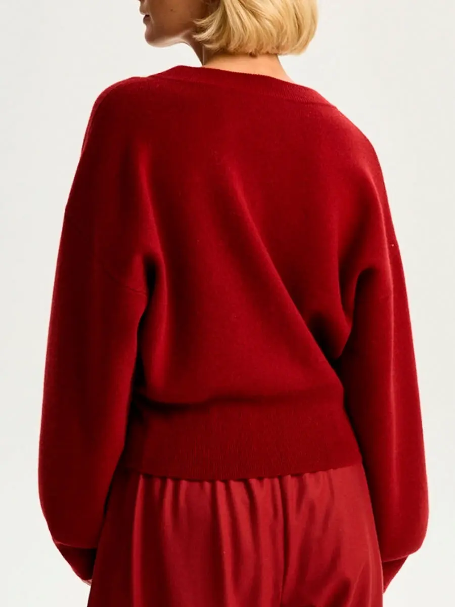 Кардиган шерстяной Пряная Сальса