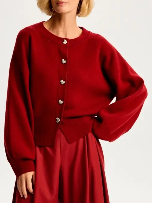 Кардиган шерстяной Пряная Сальса AMUR BY MARUSHIK