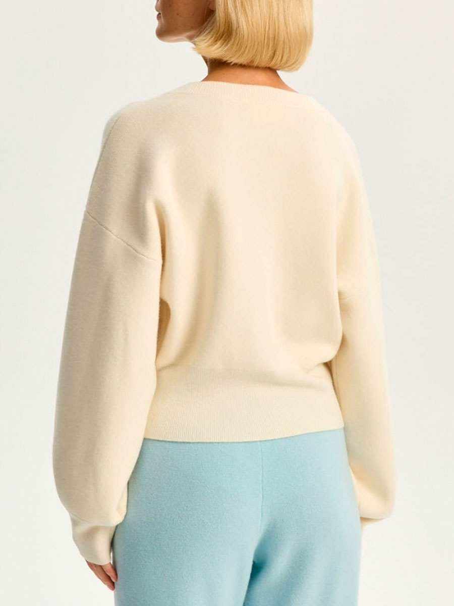 Кардиган шерстяной Сливочный Пломбир