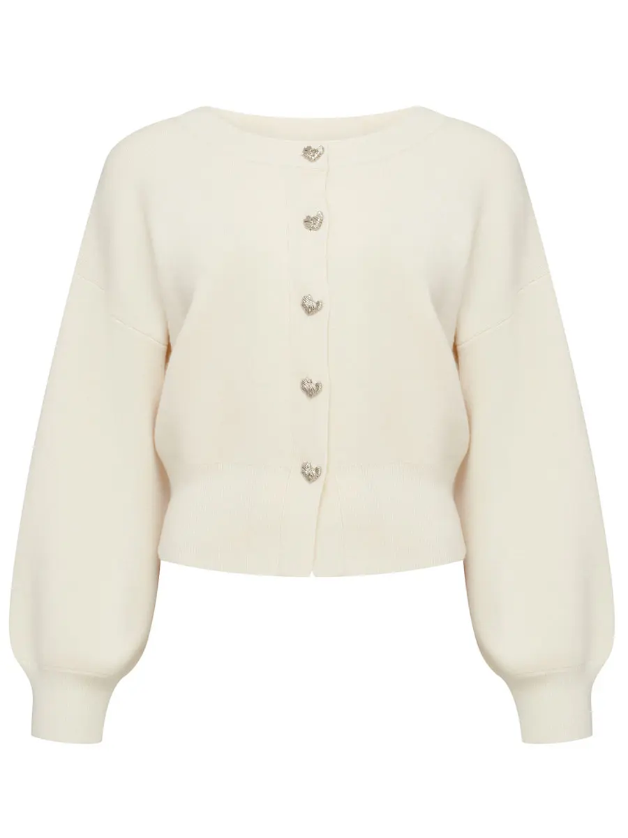 Кардиган шерстяной Сливочный Пломбир