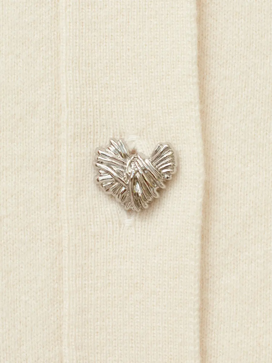 Кардиган шерстяной Сливочный Пломбир