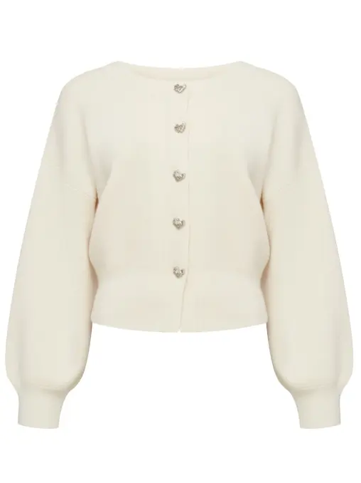 Кардиган шерстяной Сливочный Пломбир AMUR BY MARUSHIK