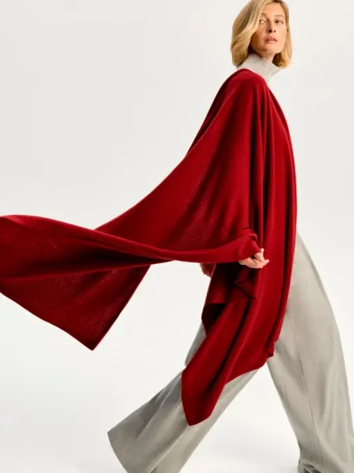 Палантин кашемировый Пряная Сальса AMUR BY MARUSHIK