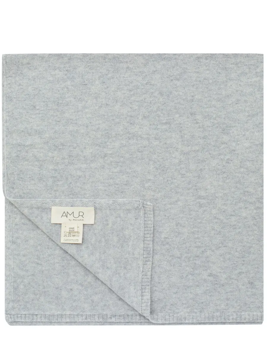 Палантин кашемировый Серебристый Туман
