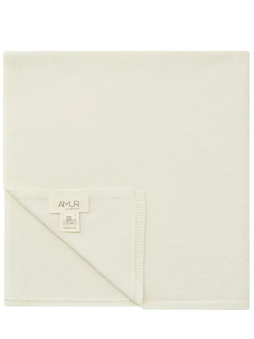 Палантин кашемировый Сливочный Пломбир AMUR BY MARUSHIK