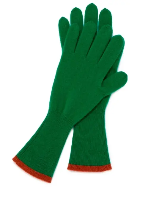 Перчатки кашемировые Майская Зелень AMUR BY MARUSHIK