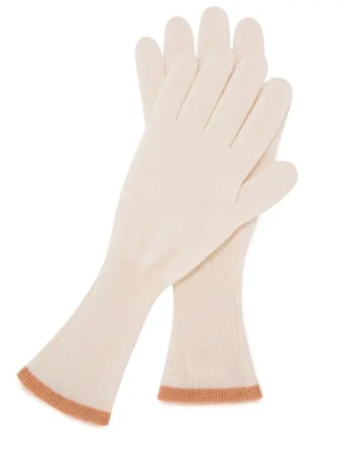 Перчатки кашемировые Сливочный Пломбир AMUR BY MARUSHIK