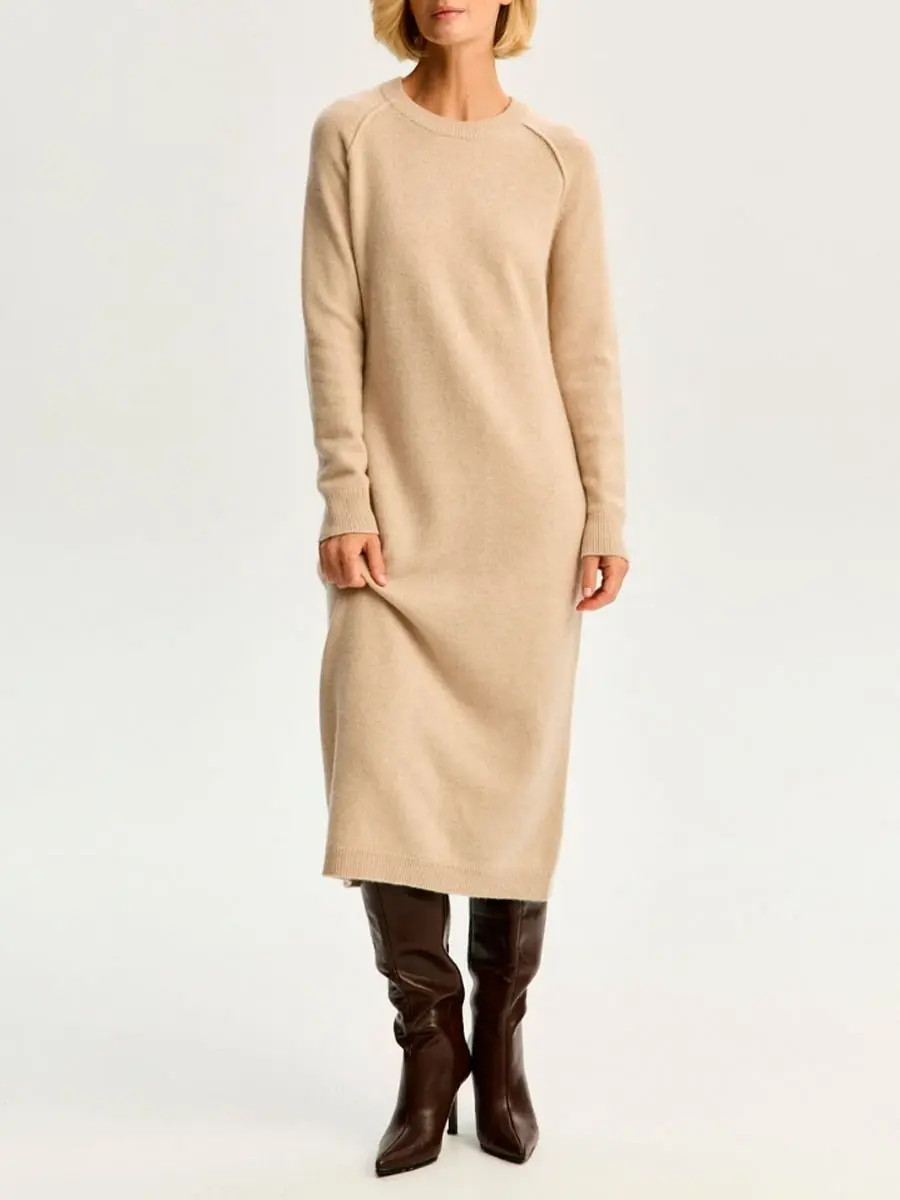 Платье кашемировое Утренний Макиато