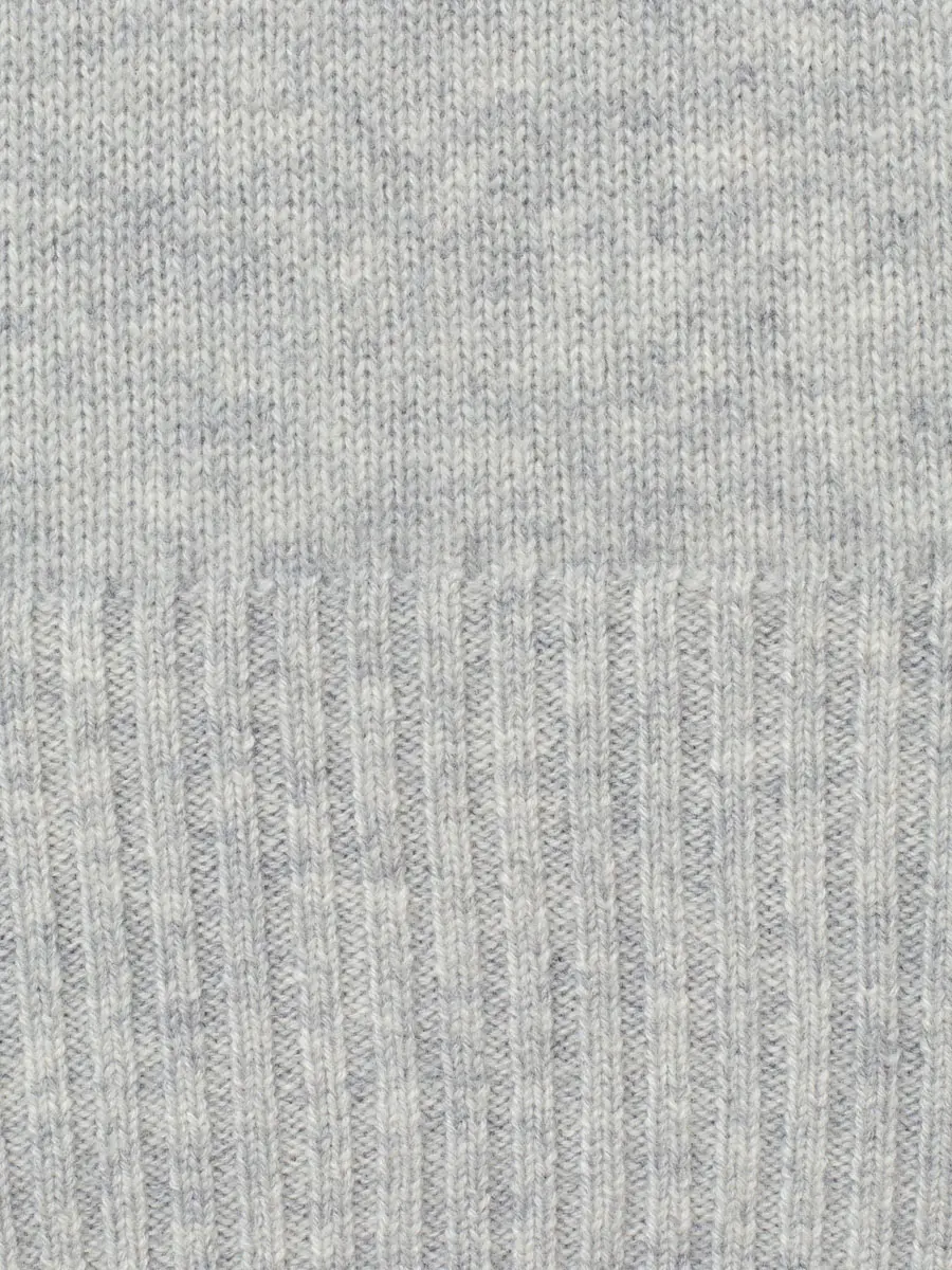 Свитер из кашемира с высоким воротом Серебристый Туман