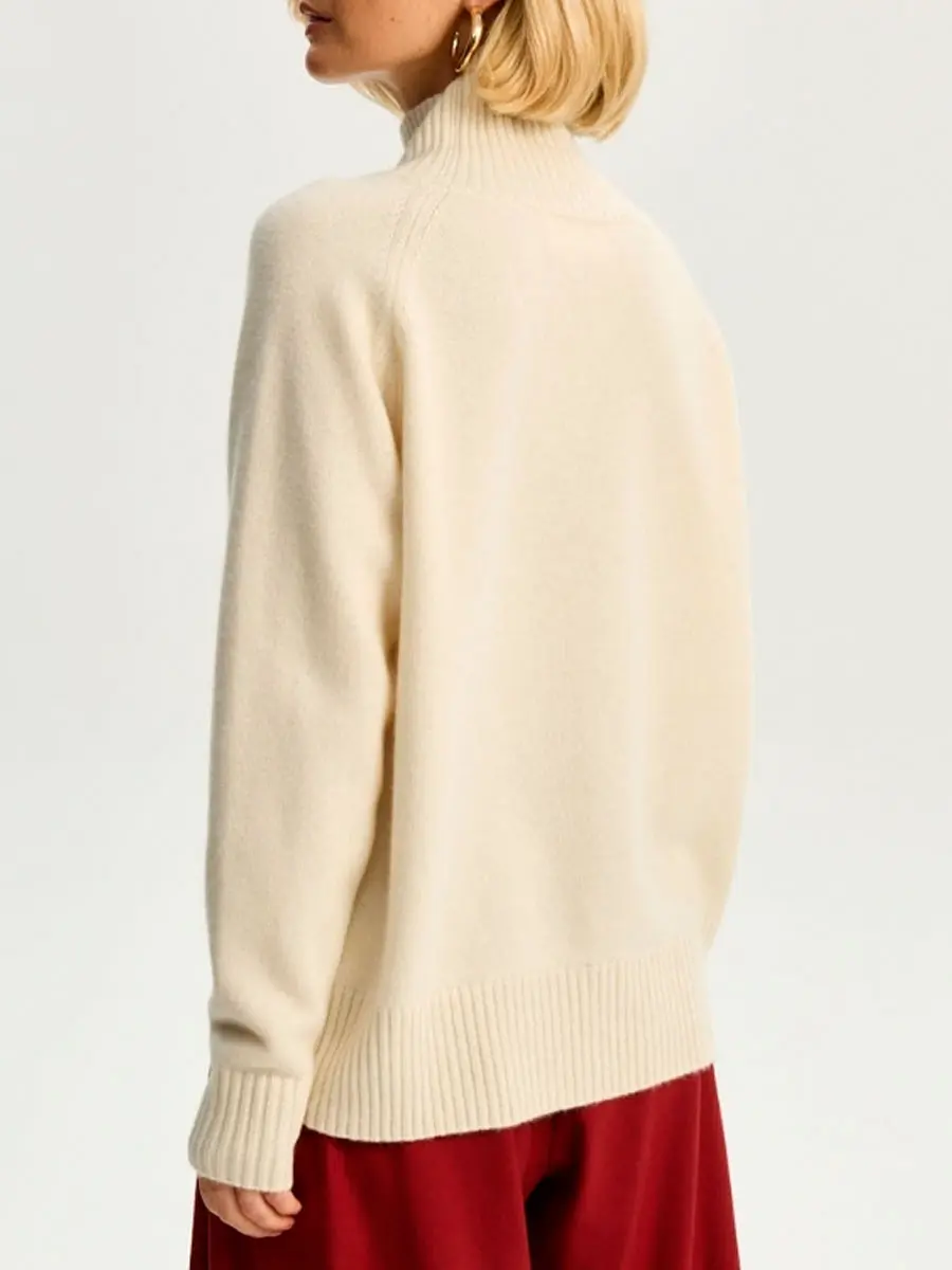 Свитер кашемировый Сливочный Пломбир