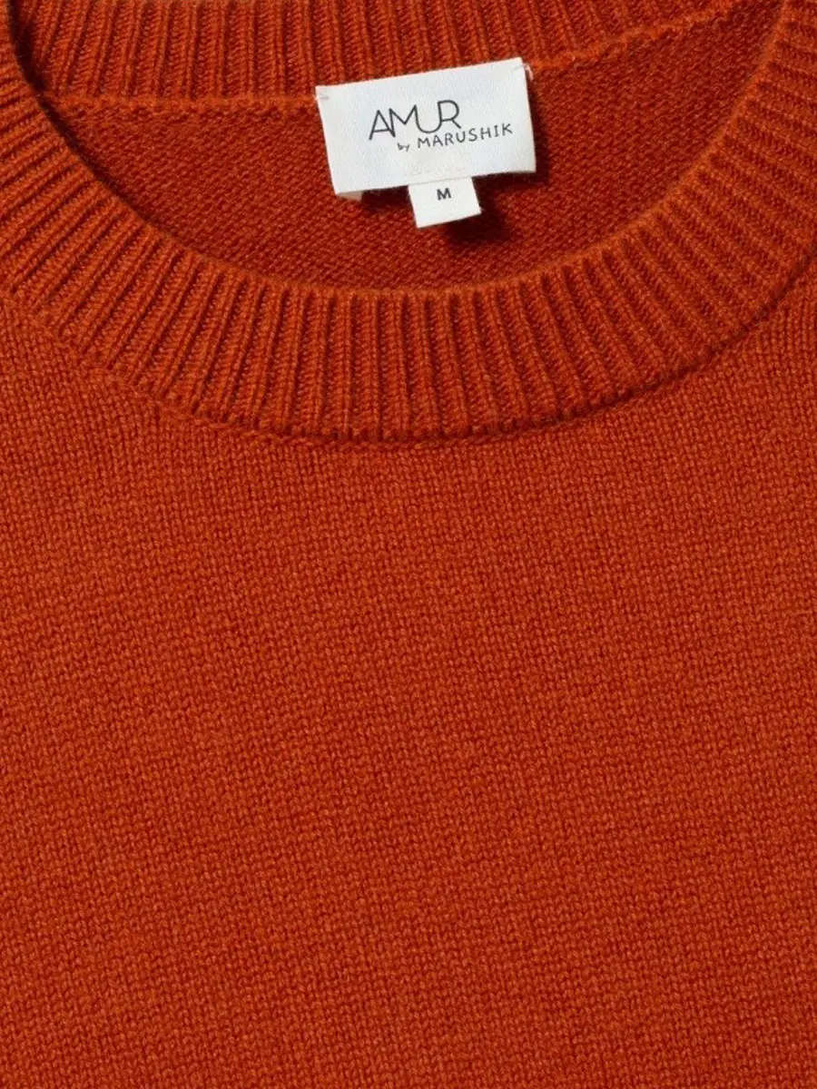 Свитер кашемировый Терракотовый Закат