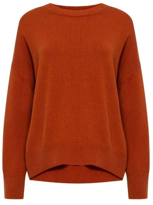 Свитер кашемировый Терракотовый Закат AMUR BY MARUSHIK