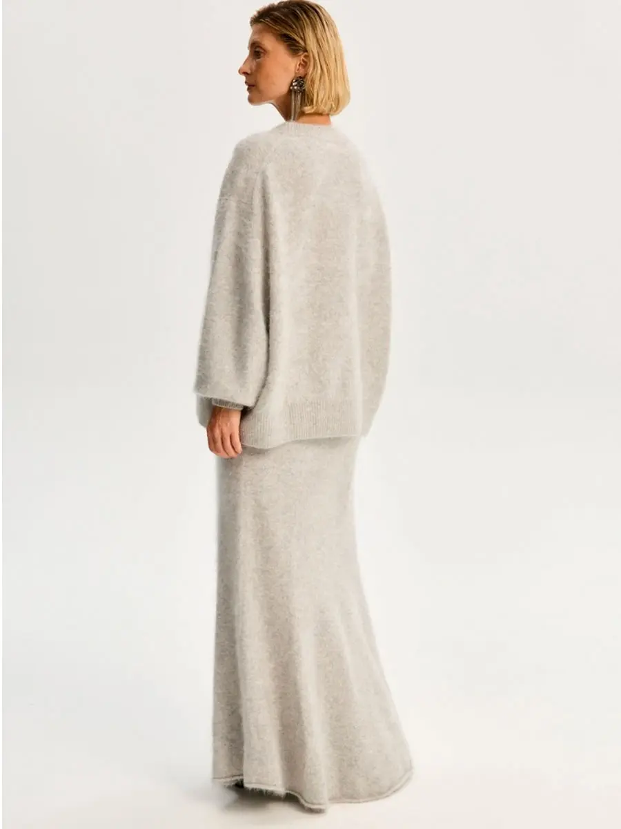 Свитер кашемировый Серебристый Туман