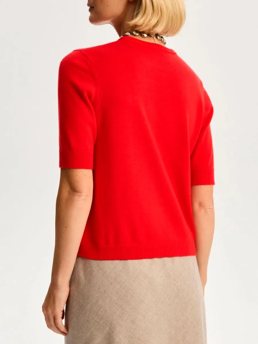 Футболка шерстяная Алая Роскошь