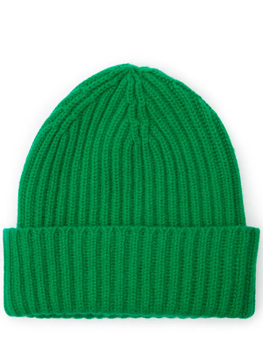 Шапка кашемировая Майская Зелень