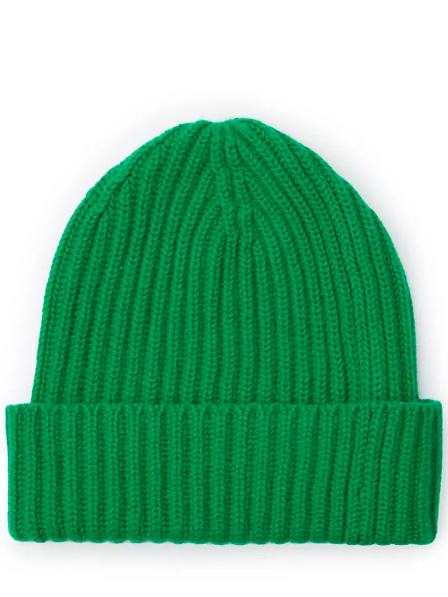 Шапка кашемировая Майская Зелень