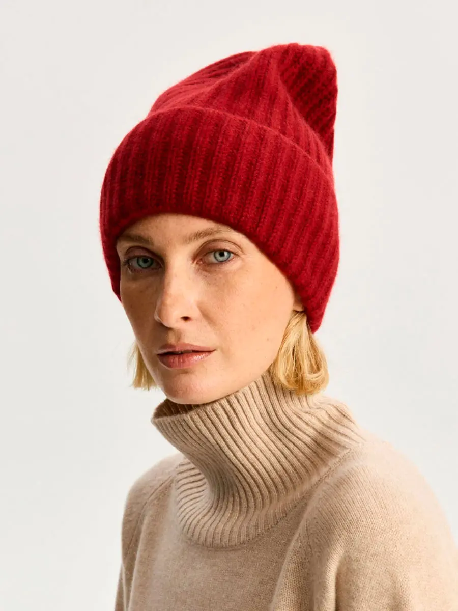 Шапка кашемировая Пряная Сальса