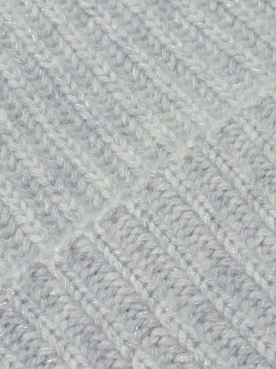 Шапка кашемировая Серебристый Туман