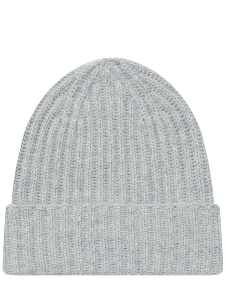 Шапка кашемировая Серебристый Туман