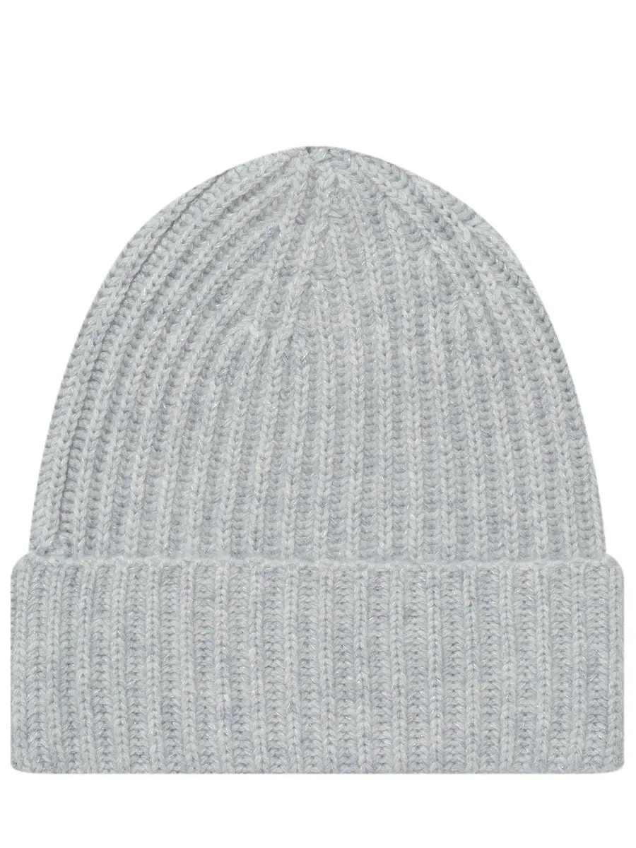 Шапка кашемировая Серебристый Туман