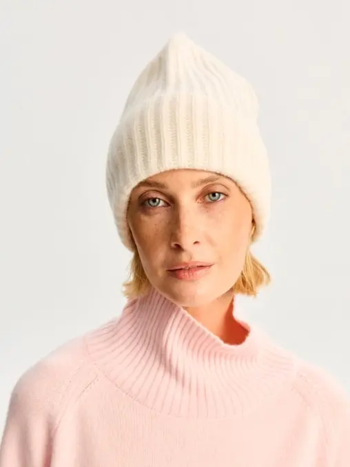 Шапка кашемировая Сливочный Пломбир AMUR BY MARUSHIK