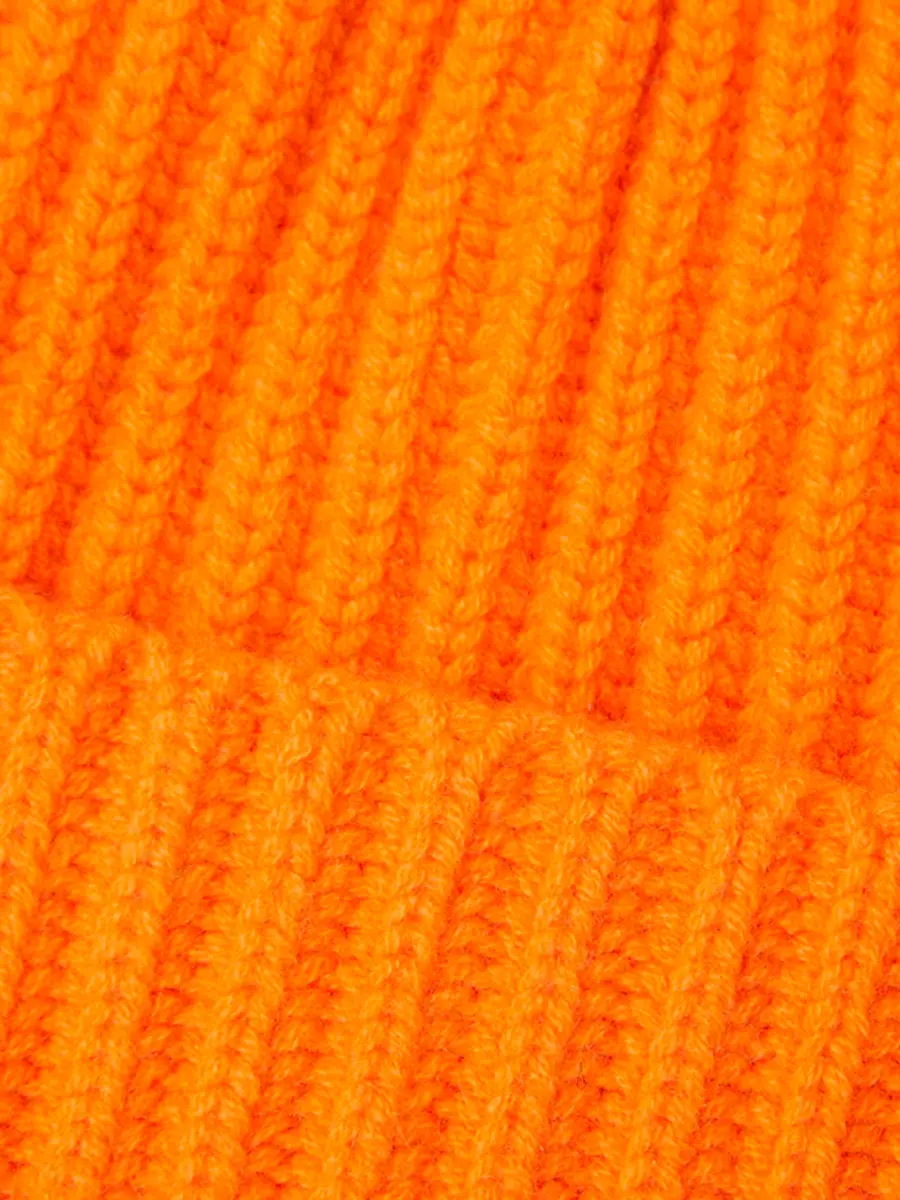 Шапка кашемировая Сочный Абрикос