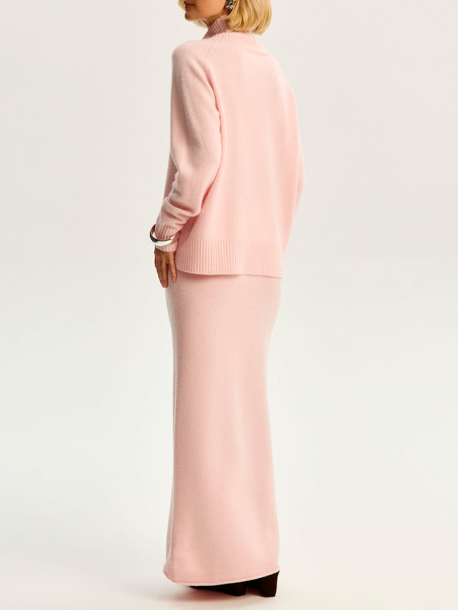 Юбка кашемировая Легкий Румянец