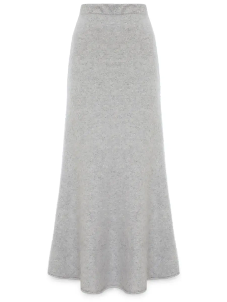 Юбка кашемировая Серебристый Туман